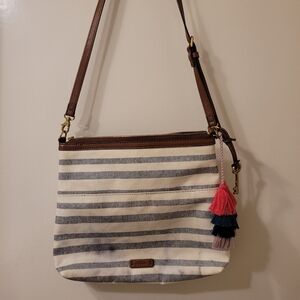 FOSSIL Striped Body Bag